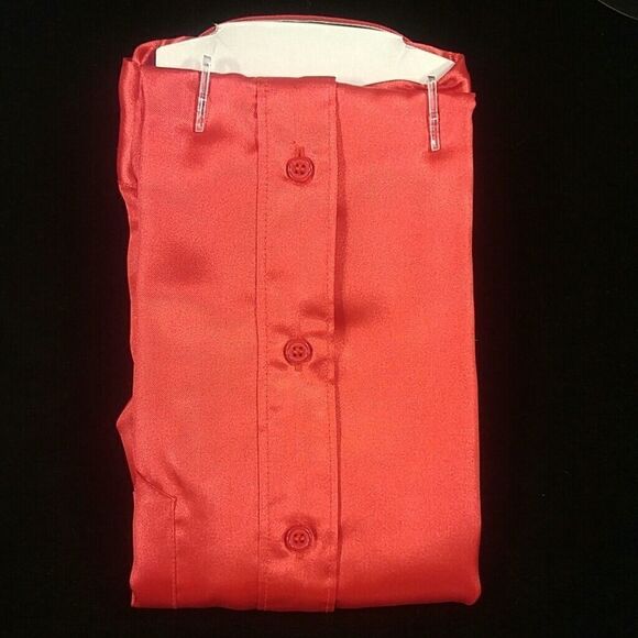 BOY'S SATIN RAYON DRESS SHIRT. SIZE 7 - Picture 3 of 3